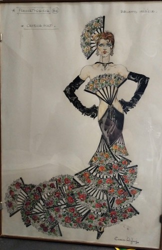 Bozzetto originale costume - costume, di