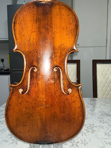 Vecchio violino legno - vecchio, in
