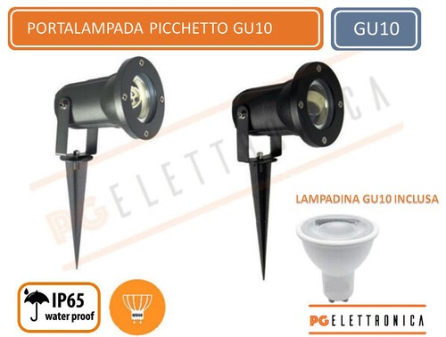 Faretto con picchetto - , per