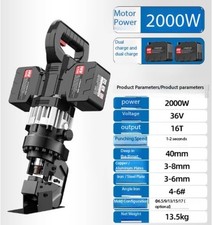 Punzonatrice Idraulica Elettrica Angolare Canale Acciaio Trapano Acciaio