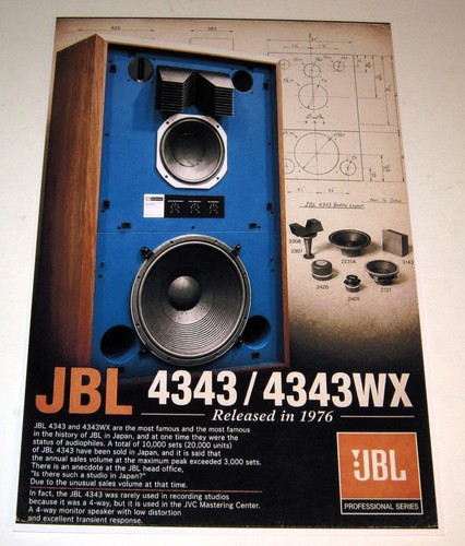 Jbl 4343 poster - (wx), monitor