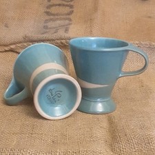 Scarsa tazza ceramica FRANCO BUCCI per LABORATORIO PESARO * ITALIA * Firmata * Ottime condizioni