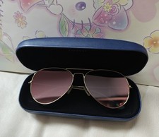 Nau Occhiale Da Sole Specchiato Rosa e Oro