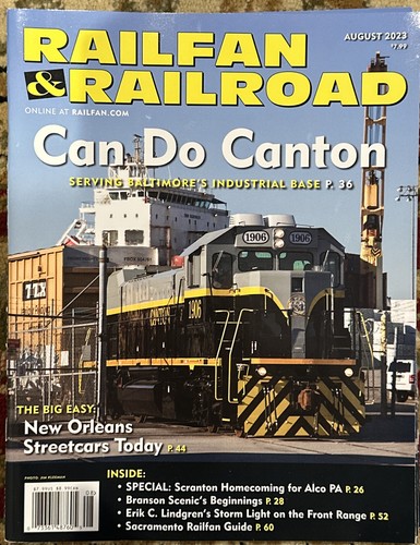 Railfan railroad magazine - &,