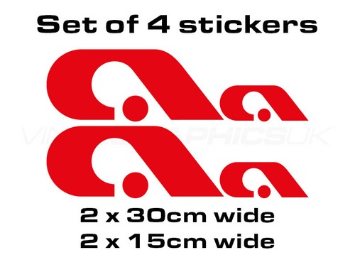 Set adesivi logo adria - 4, per