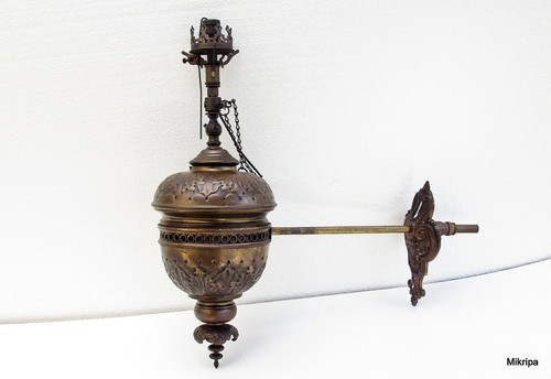 Antica lampada gas in - antica, a