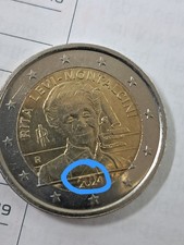 Moneta 2 Euro Rita Levi Montalcini 2024 Errore Di Conio
