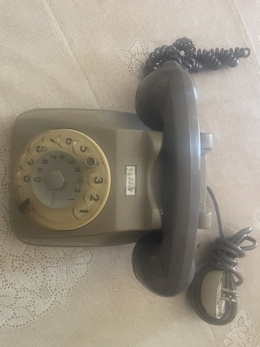 Telefono fisso vintage disco - telefono,