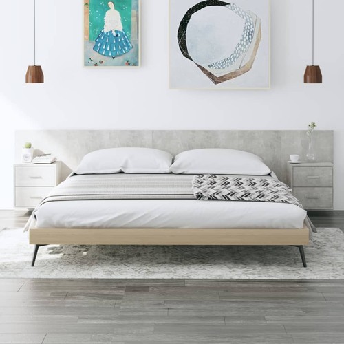 Bed headboard with cabinet - bed,