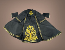 Vestito per statua 43  cm Madonna Addolorata ricami arte sacra restauro