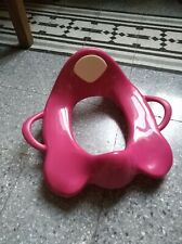 Riduttore wc bimbi anatomico con maniglie di sicurezza in plastica colorata