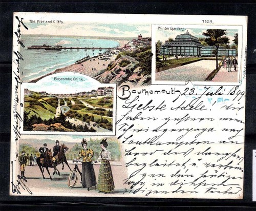 Bournemouth 1899 cartolina - 1899,