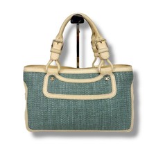 Borsa CELINE Boogie Rafia blu