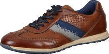 Sneakers uomo Bugatti vera pelle cognac/navy