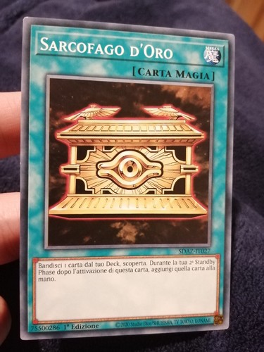 Yugioh sarcofago oro - yugioh, d'oro