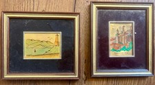 Quadretti, quadri, disegni, arredo, casa da muro, lotto due pezzi