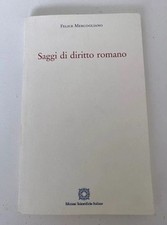 Libro-Saggi di diritto romano-Felice Mercogliano-Edizioni Scientifiche Italiane