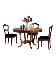 Tavolo rotondo classico legno