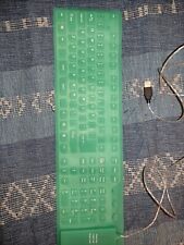 TASTIERA VERDE IN GOMMA SILICONE CON CAVO USB