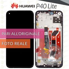 DISPLAY HUAWEI P40 LITE JNY-L21A LX1 LX2 SCHERMO FRAME LCD VETRO PARI ORIGINALE