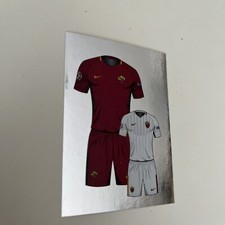 FIGURINA TOPPS CHAMPIONS LEAGUE 2017/18 ROMA N°213 MAGLIA 2018