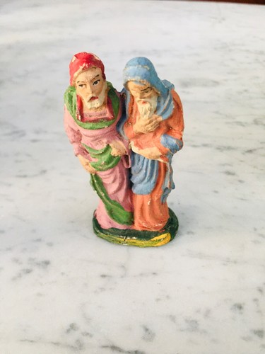 Vecchia statuina presepe - presepe, in