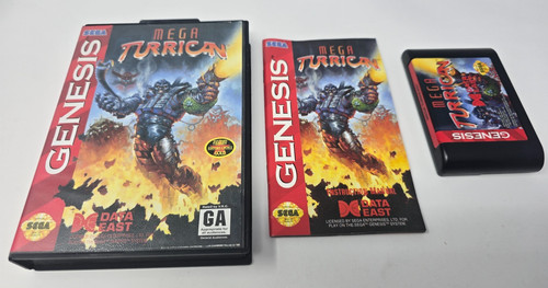 Mega turrican sega genesis - (sega,