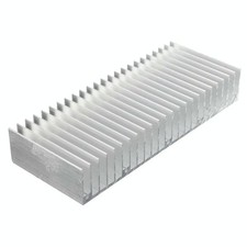 Dissipatore alluminio 150x60x25mm per memoria alimentazione transistor LED IC