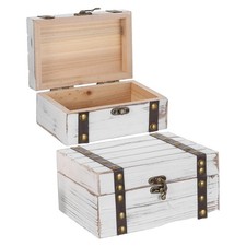 2 pezzi Portagioie in legno