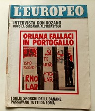 Rivista L'EUROPEO - Oriana