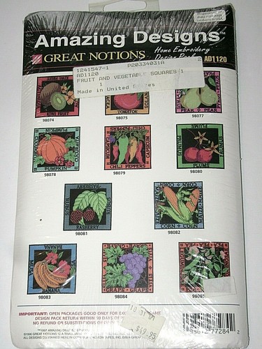 Great notions amazing designs - great,