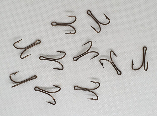 Pezzi ami doppi pesca - 10,