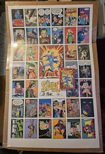 Foglio carte da collezione
