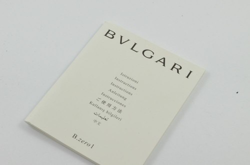Bulgari manuale zero - manuale, b-zero