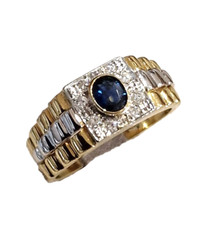 Anello uomo oro massiccio