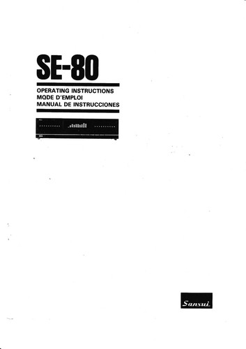 Operating instructions - operating,