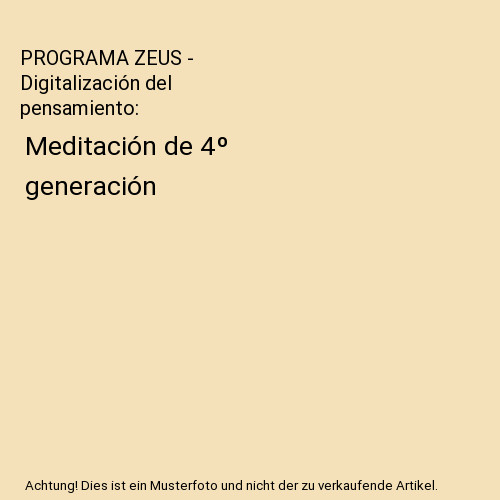 Programa zeus - programa,