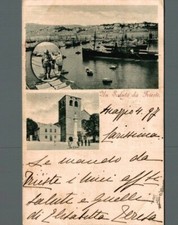 Trieste vedute il porto e il