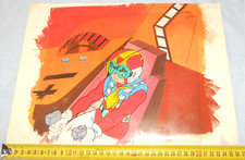 zambot zanbot 3 original production anime cel sunrise + set douga lip sync