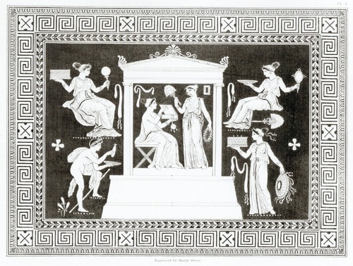 Scena vaso antico di - scena,
