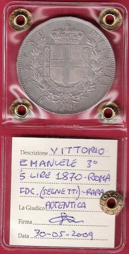 Lire 1870 roma - scudo, 2°