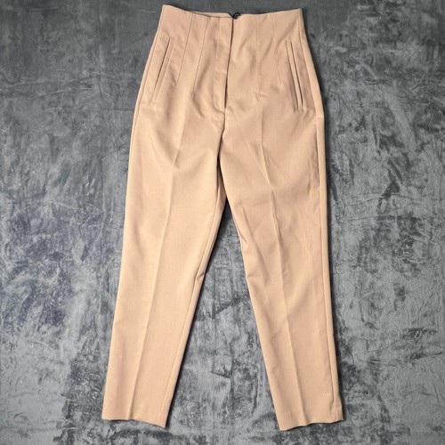 Zara tan pantaloni conici vita - zara,