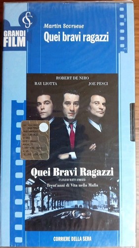Vhs film quei bravi ragazzi - vhs,