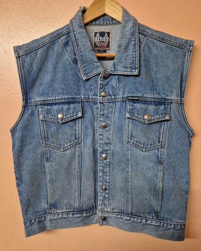 Harley davidson denim vest - harley,