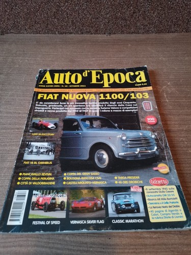 Rivista auto epoca ott - rivista, d'epoca