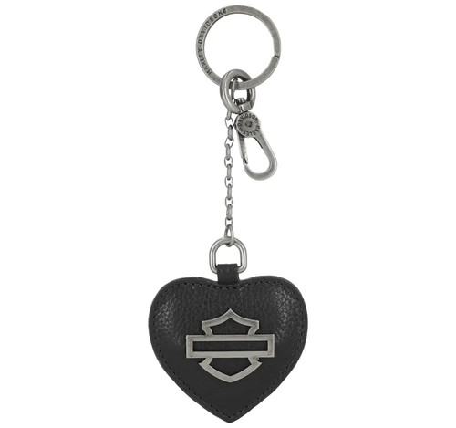Harley davidson keychain heart - harley-davidson,