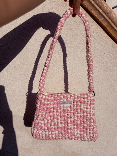 Borsa uncinetto fatta mano - uncinetto, a