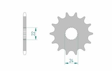 AFAM Standard Steel Pinion