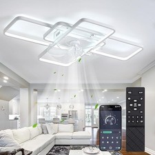 Ventilatore Da Soffitto Con Illuminazione, LED 80W Ventilatore Da Soffitto