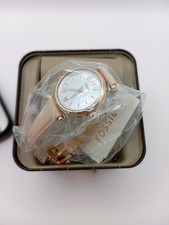 Fossil Carlie Mini orologio da donna ES4699 oro rosa pelle rosa - NUOVO & IMBALLO ORIGINALE - PREZZO CONSIGLIATO 109 €
